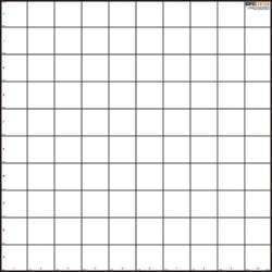 Wonder League Robotics Grid Mat: 100cm x 100cm with 10cm grid 2132273
