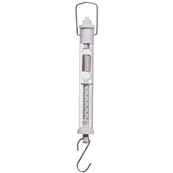 United Scientific Economy Tubular Spring Scale, 3000 g/30 N, Plastic