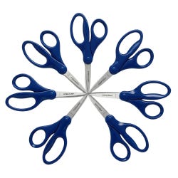 Fiskars Student Scissors, 7 Inch Pointed Tip, Pack of 6