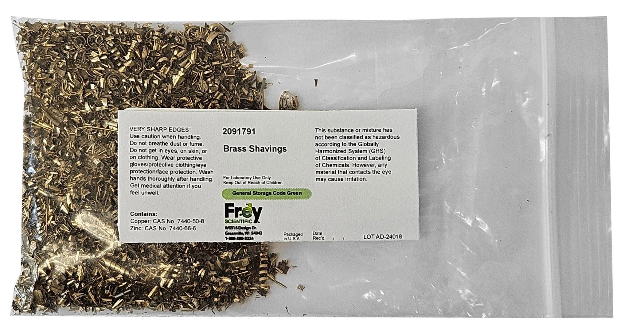 Frey Scientific Brass Shot, Package of 32