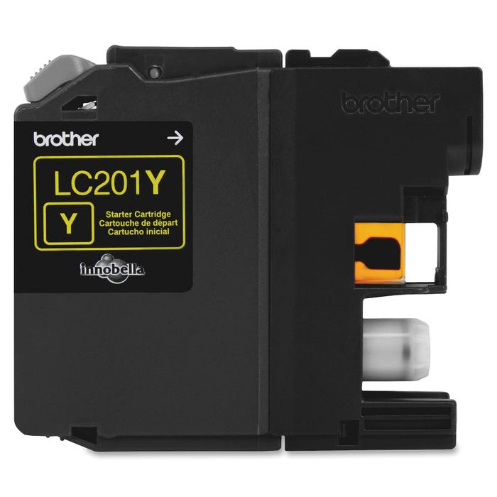 Brother LC201Y Ink Cartridge, 260 Page Yield, Yellow