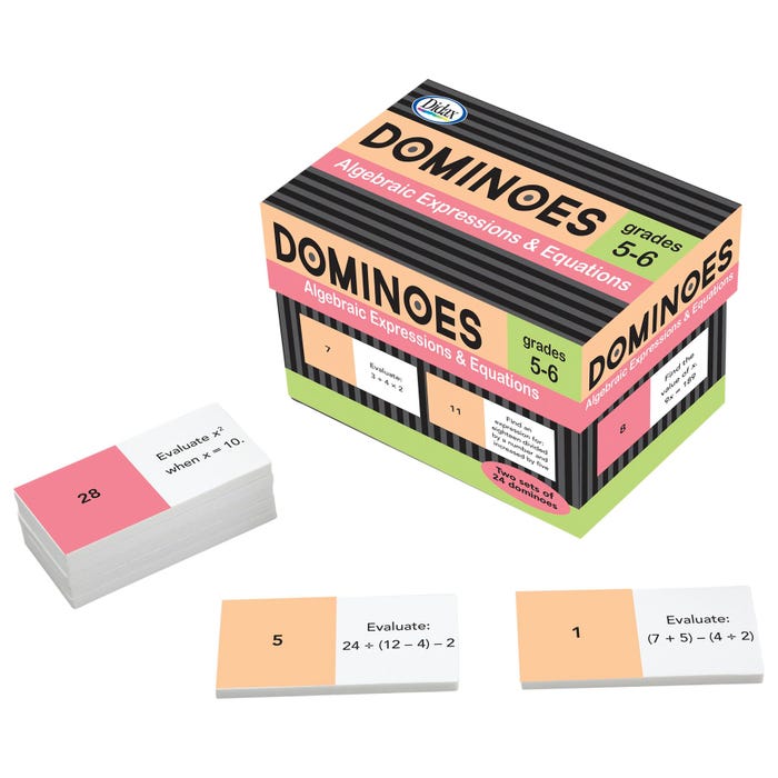 Didax Algebraic Expressions and Equations Dominoes