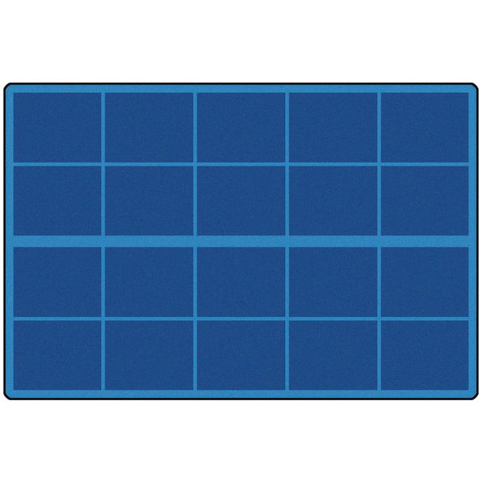 Childcraft ABC Furnishings Ten Frame Carpet, 6 x 9 Feet, Rectangle