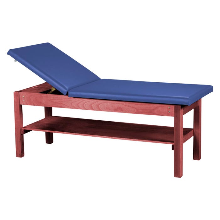 School Health S Professional Treatment Table with Backrest, 78 x 30 x 30 inches