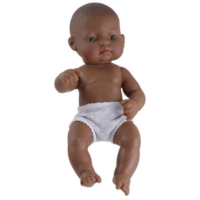 Miniland Newborn Baby Doll, Hispanic Boy, 12-5/8 Inches