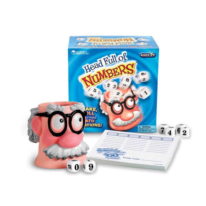 Learning Resources Head Full of Numbers Math Game