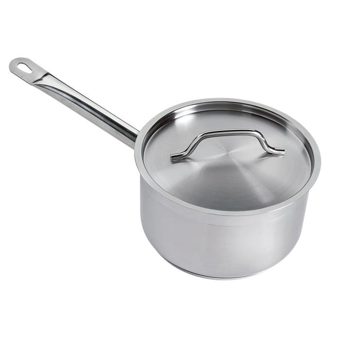 Vollrath Optio Stainless Steel Saucepan with Cover, 2-3/4 Quarts