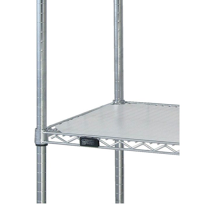 Quantum Shelf Mat, 48 W x 18 D in, Plastic, for Use with Wire Shelf