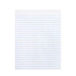 School Smart Composition Paper, No Margin, 15 lb, 8 x 10-1/2 Inches, White, 500 Sheets 085432
