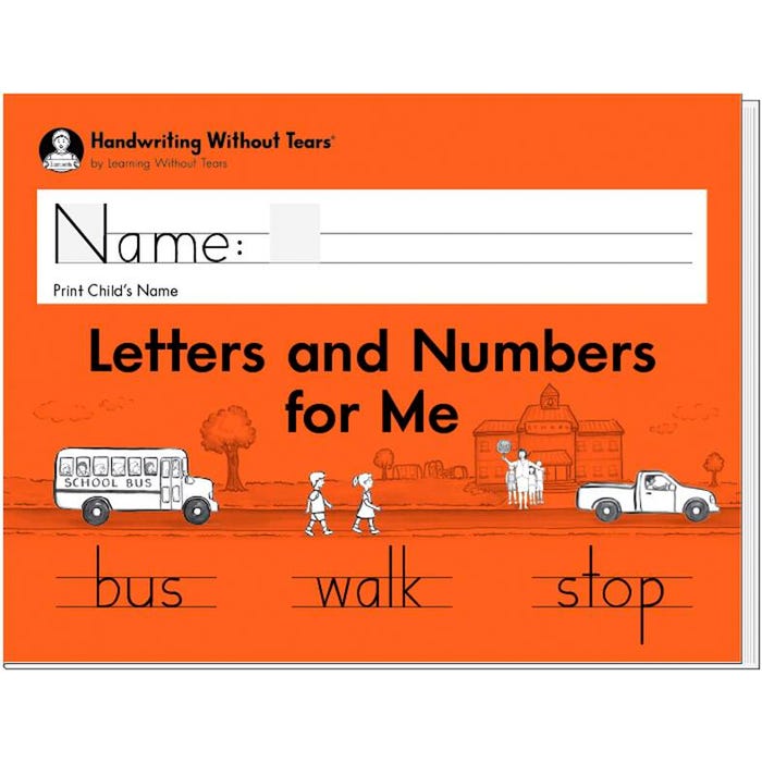 Handwriting Without Tears Letters and Numbers for Me, Kindergarten