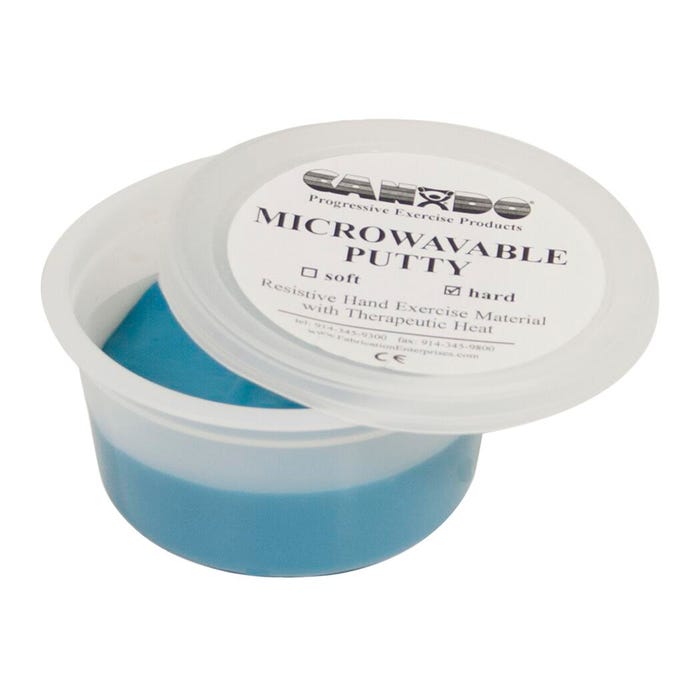 CanDo Microwavable Theraputty, Firm, 2 Ounce, Blue
