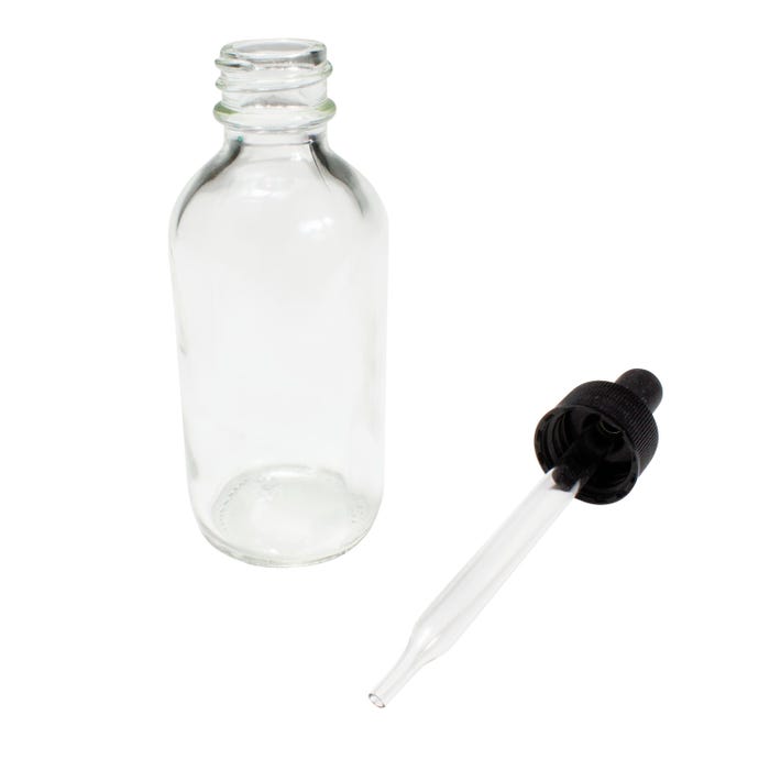 United Scientific Flint Bottles, Boston Round, 0.5 Ounces