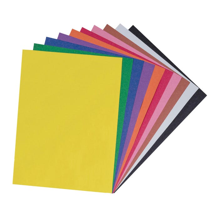 Prang Construction Paper, 9 x 12 Inches, Assorted Colors, 500 Sheets