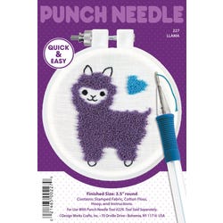 Design Works Crafts Punch Needle Embroidery Kit, Llama