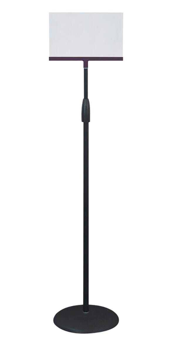 United Visual Product Adjustable Economy Sign Pedestals, 6 x 36 to 64 Inches 2133802