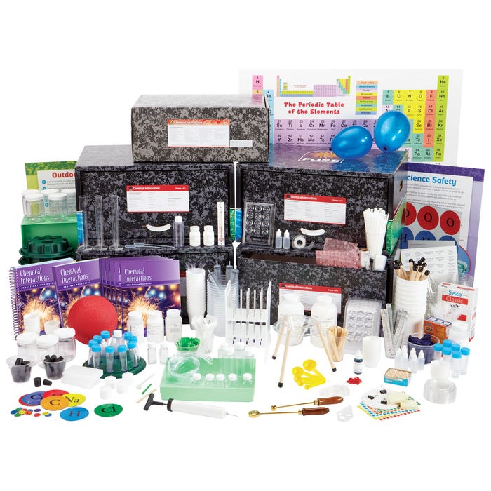 FOSS Next Generation Middle School Chemical Interactions Complete Kit, Print and Digital Edition, with 160 Seats Digital Access