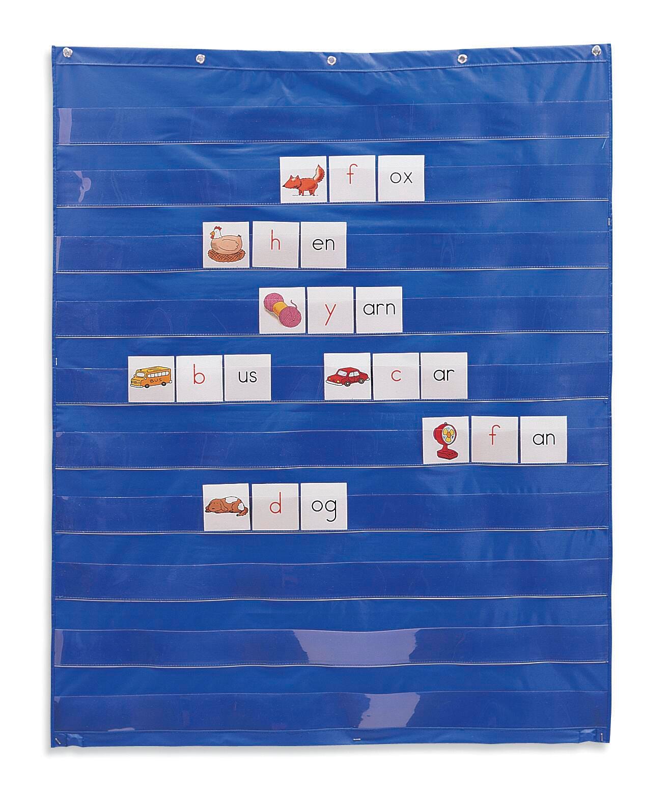 Learning Resources Standard Pocket Chart, 33-1/2 x 42 Inches 1391741