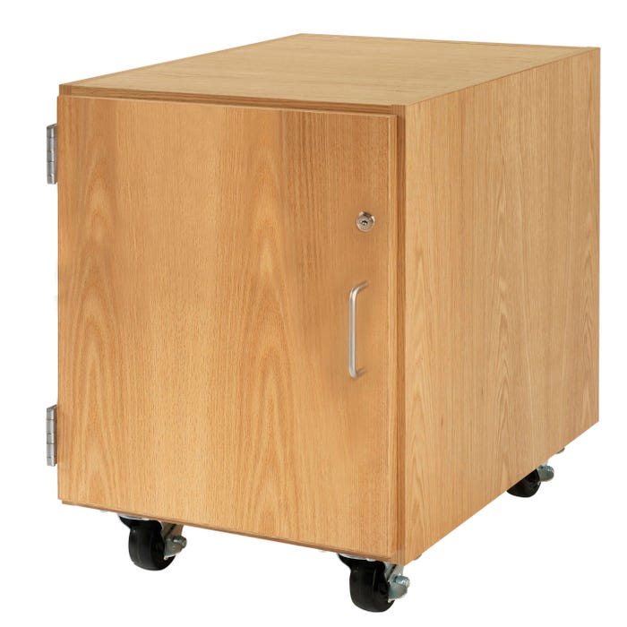 Diversified Woodcrafts M Series Mobile Storage Cabinet, Hinged Left Door, 24 x 22 x 24 Inches