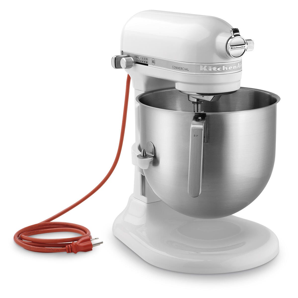 Image for KitchenAid® 8-Qt. NSF® Certified Commercial Stand Mixer - White from School Specialty
