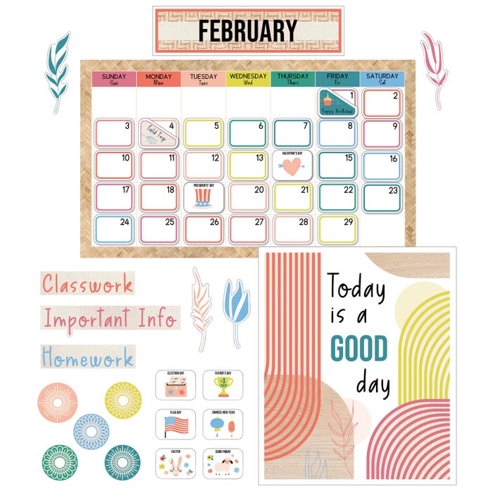Carson Dellosa True to You Calendar Bulletin Board Set