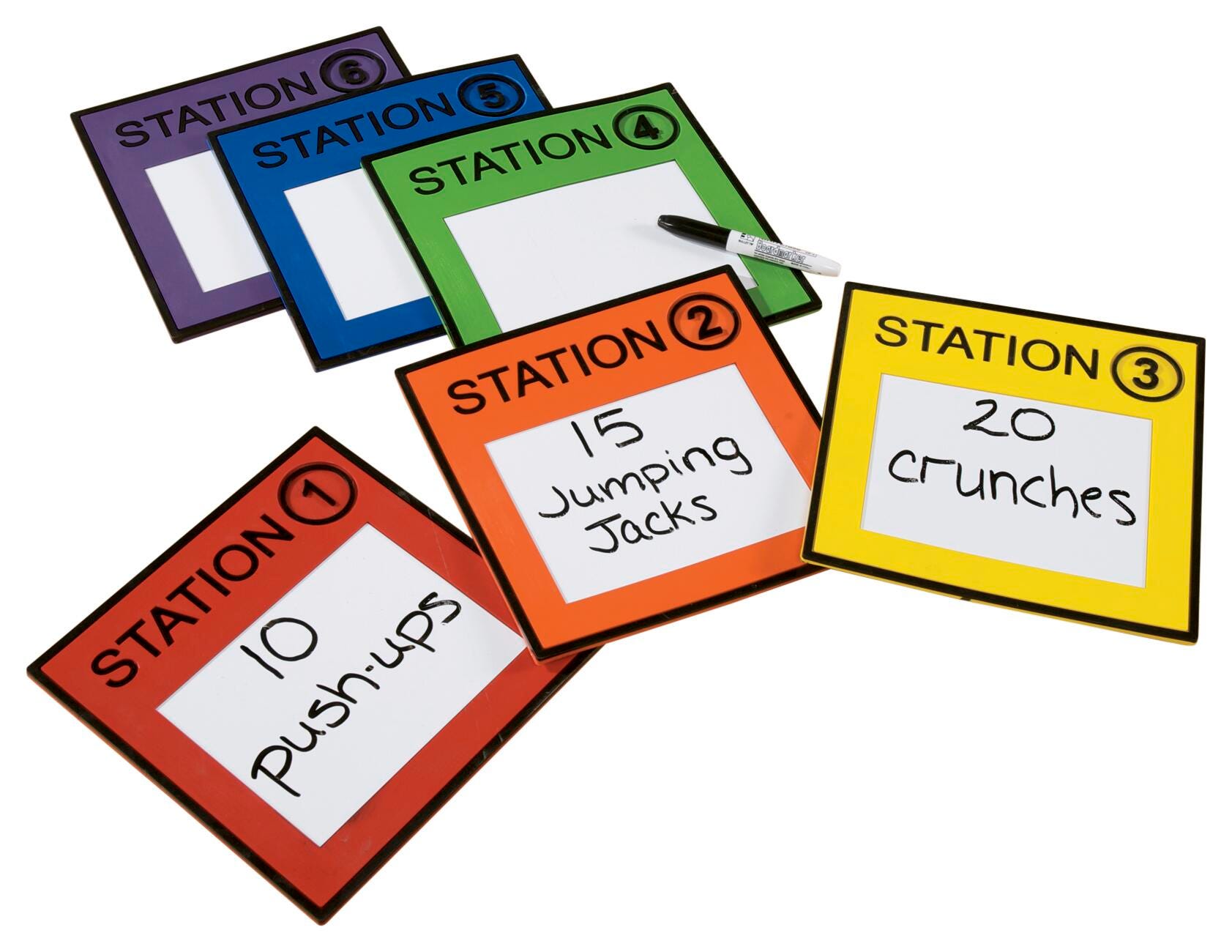 Dry-Erase Spots, Set of 6 2120572