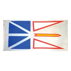 Annin Newfoundland Flag, Nylon, 3 x 6 in, Item Number 1542890