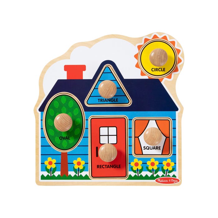 Melissa & Doug Shapes Jumbo Knob Puzzle