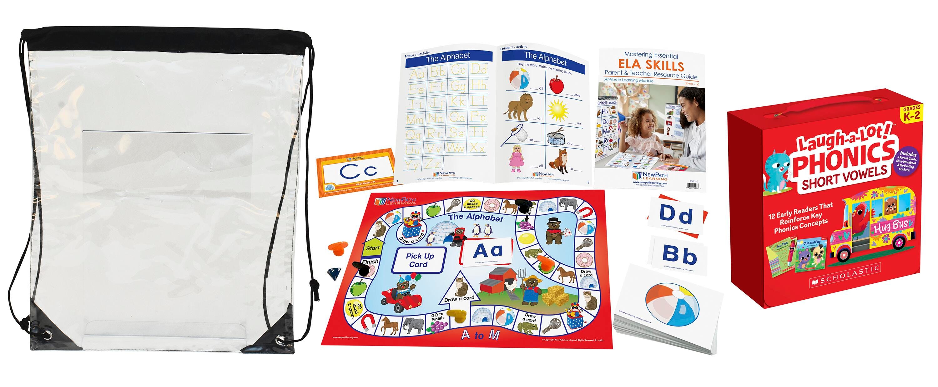 Achieve It! ELA Family Engagement Backpack, Grades PreK to K 2151548