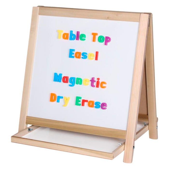 Crestline Double Magnetic Table Top Easel, 18 x 18 x 19-1/2 Inches