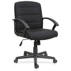 Lorell Task Chair, Fabric Seat and Back, Black 1602571