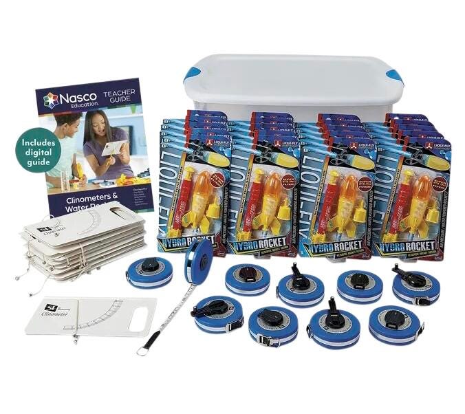 Image for Nasco Clinometers and Water Rockets Unit: An Integrated STEM Unit from School Specialty