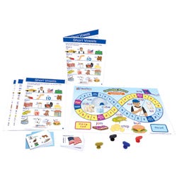 Image for NewPath Learning Short Vowels Learning Center Game, Grades 1 to 2 from School Specialty