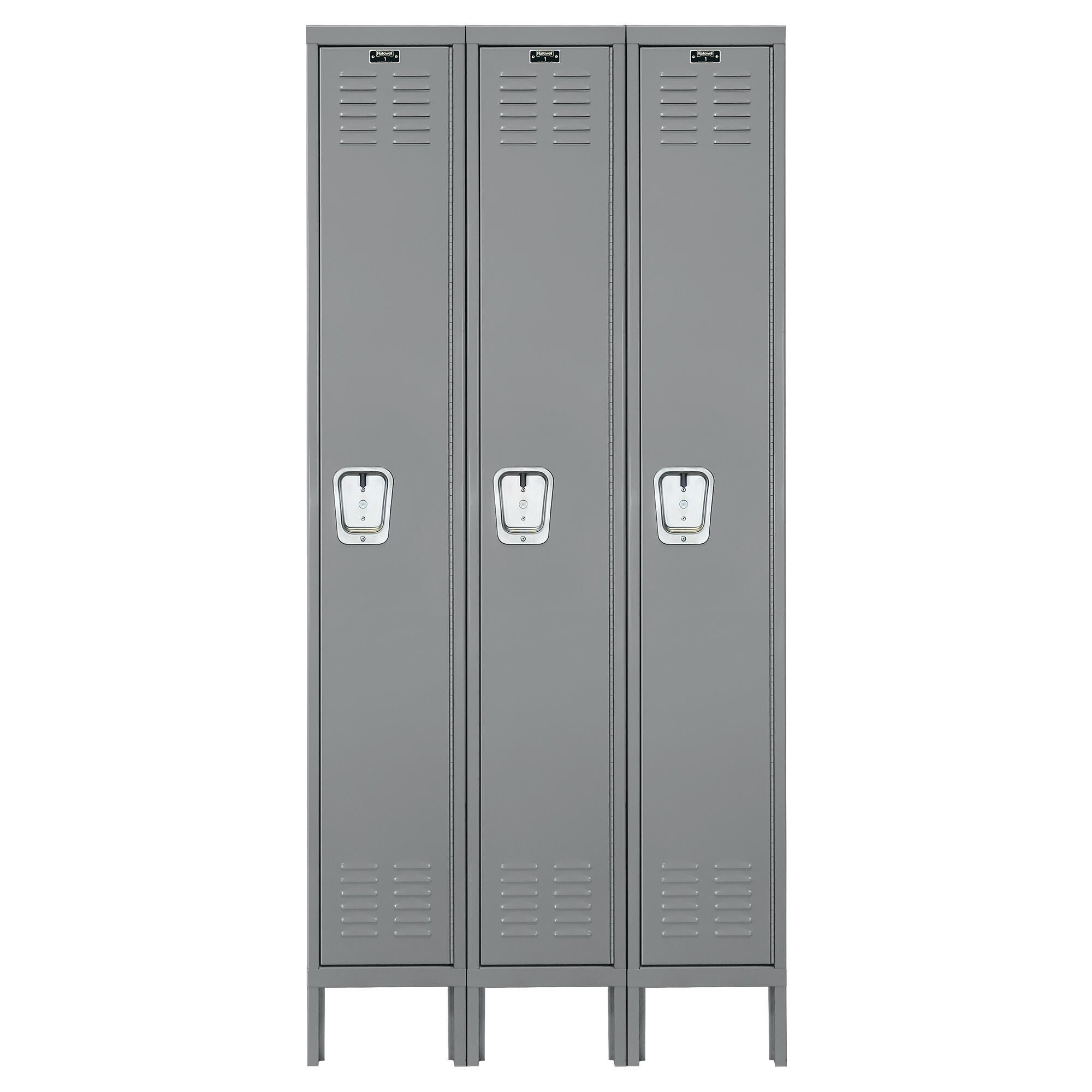 Hallowell, Premium Wardrobe Lockers, 1 Tier, 3 Wide 4002655