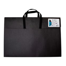 Star Products Student Art Folios with Handles, Black, 20 x 26 x 2 Inches, Item Number 2091005