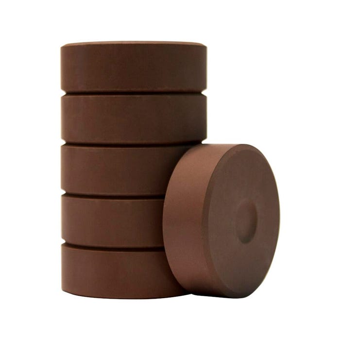 Jack Richeson Large Tempera Cakes, Burnt Umber, Pack of 6