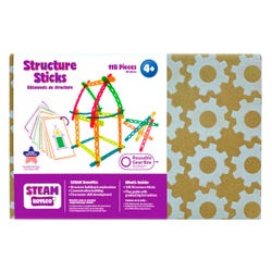 Roylco Structure Sticks, 100 Sticks