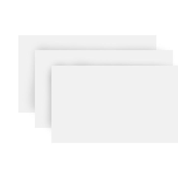 School Smart Unruled Index Cards, 4 x 6 Inches, White, Pack of 100 088712