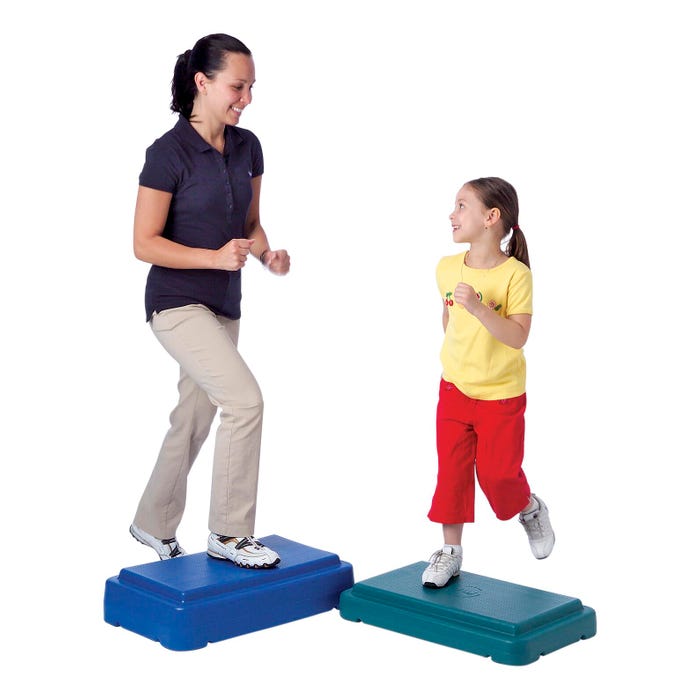 FlagHouse Fitness Single Step, 4 Inch, Green