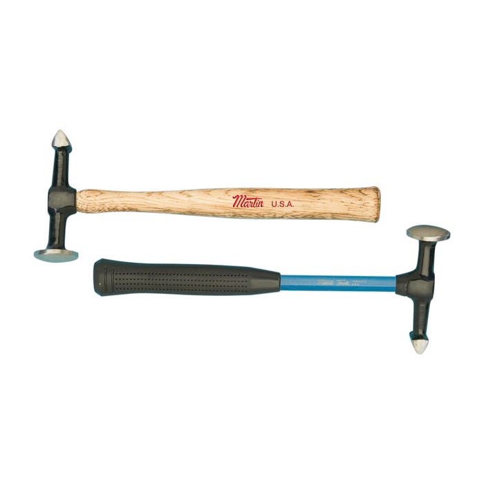 Martin Tools Hammer Cross Peen, 1-1/4 in High Crown Face, 2-1/4 in Radius, Hickory Handle