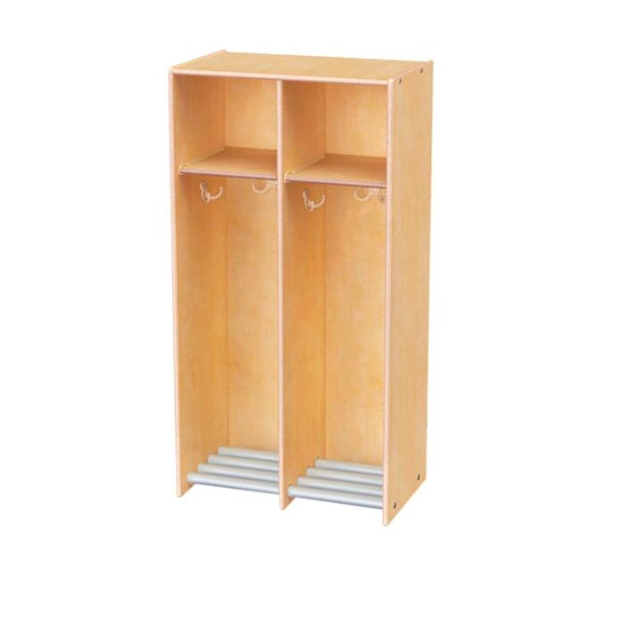 Jonti-Craft 2 Section Hanging Locker, 24-1/2 x 15 x 48 Inches