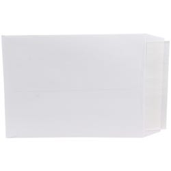Image for School Smart Kwik-Tak Envelopes, 9 x 12 Inches, 28 lb, White, Box of 100 from School Specialty