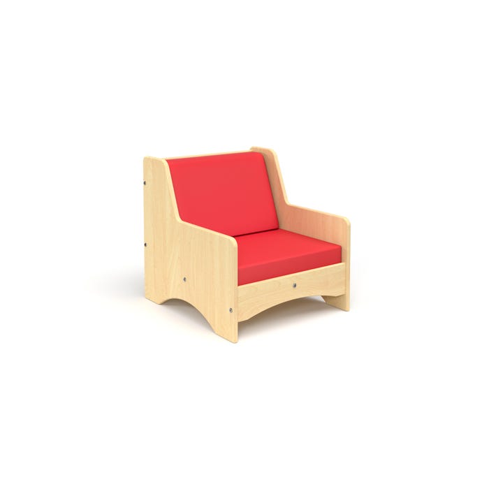 Childcraft Family Living Room Toddler Chair, 17-3/4 x 19-3/4 x 18 Inches, Red