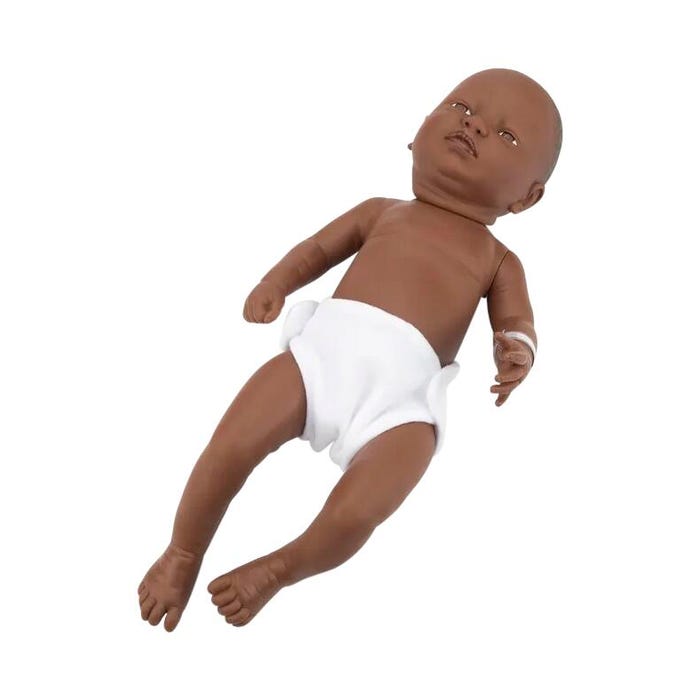 Newborn Baby Doll, Black Baby Girl, 21 Inches