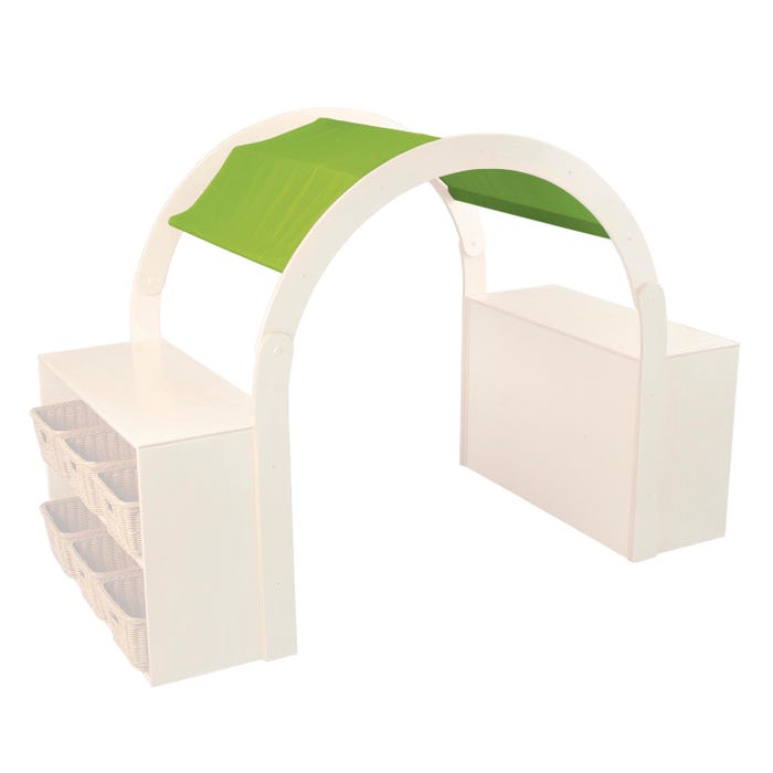 Childcraft Comfort Canopy Fabric Shade Replacement, 48 x 34-1/2 Inches, Green