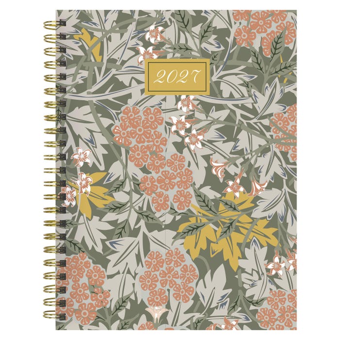 TF Publishing, 2027 Garden Bouquet Medium Weekly Monthly Planner, 6.5 x 8 Inch