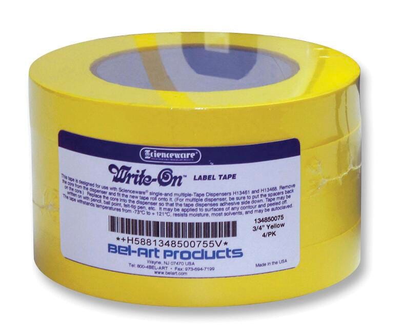 Scienceware Write-On Label Tape, Item Number 1475771