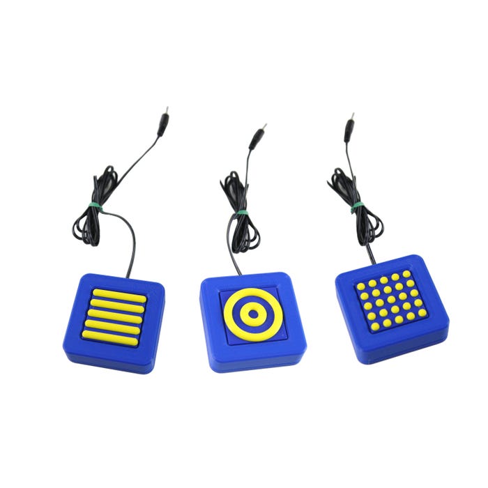 Enabling Devices Tactile Discrimination Switches, Set of 3