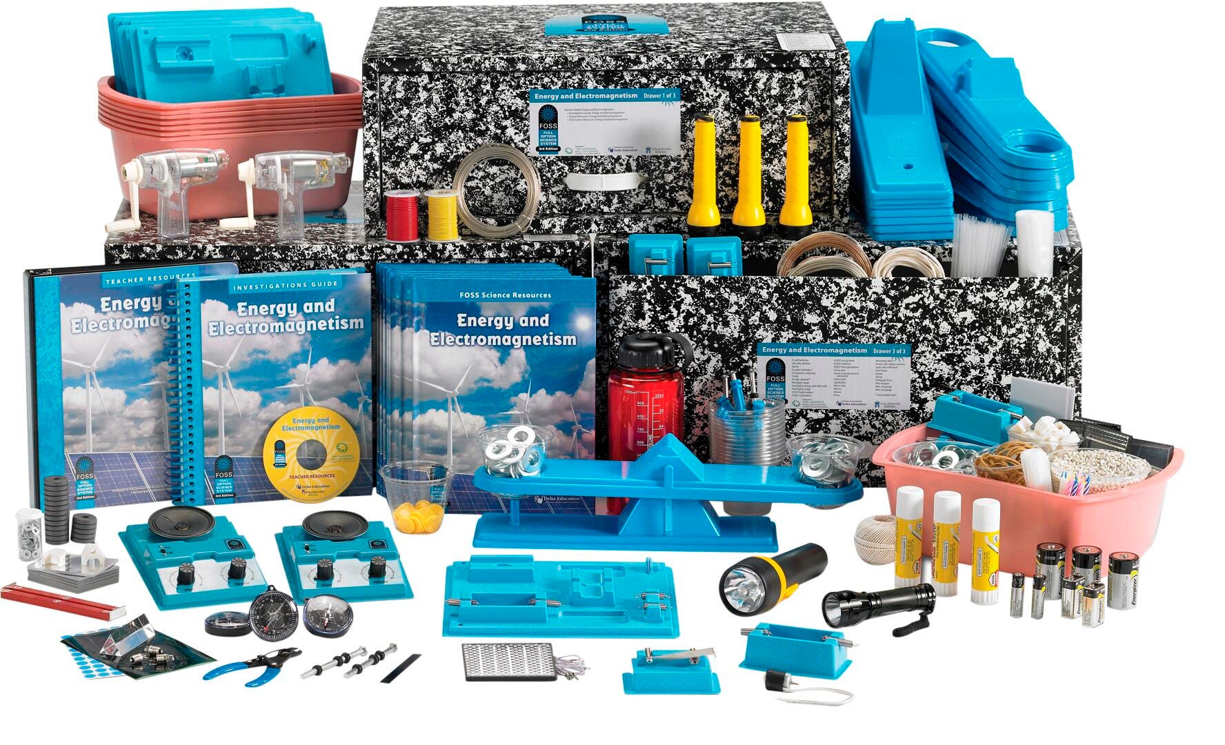 Image for FOSS Third Edition Energy and Electromagnetism Complete Kit, Grades 4 to 6, with 32 Seats Digital Access from School Specialty
