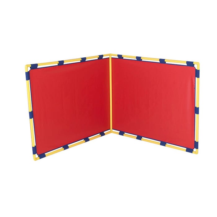 Children's Factory Big Screen Right Angle Panel, 47-1/2 x 1-1/4 x 59-1/2 Inches, Red