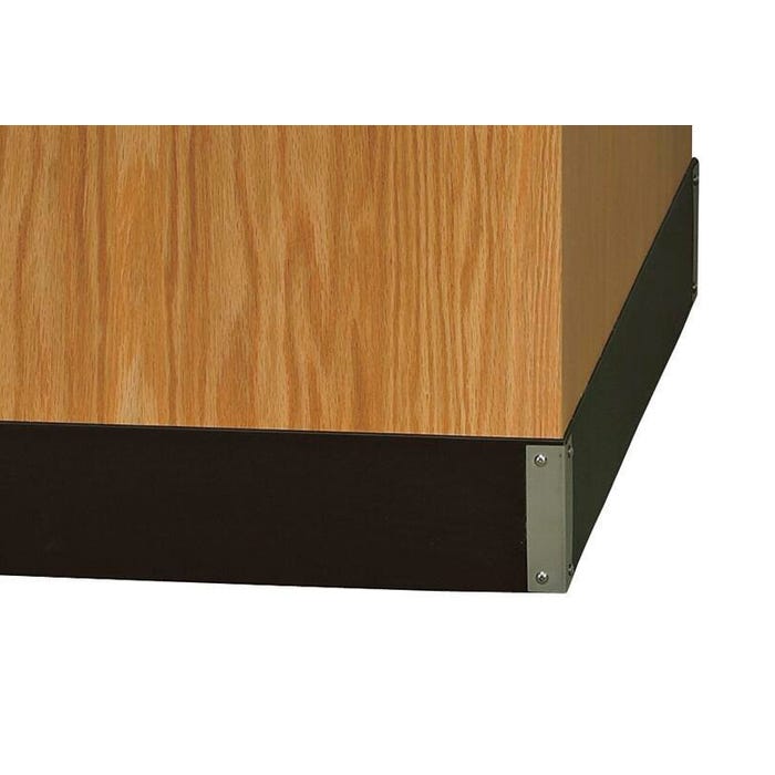 Diversified Woodcrafts Rubber Base Molding, 12 x 4 Inches, Black